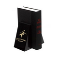 Slant Bookends - Jet Black